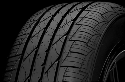 A tire with a sleek and modern design