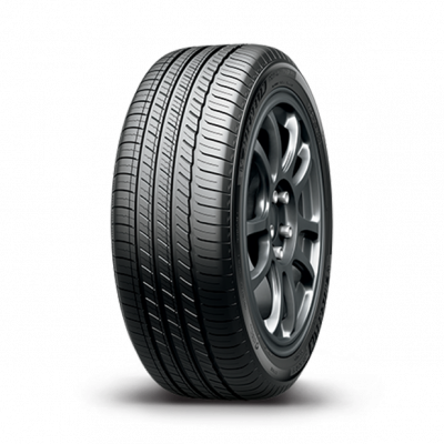 A tire with a sleek and modern design