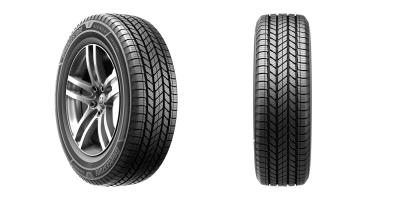 A tire with a sleek and modern design