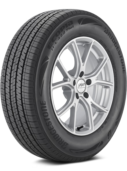 A tire with a sleek and modern design