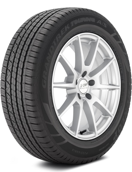 A tire with a sleek and modern design